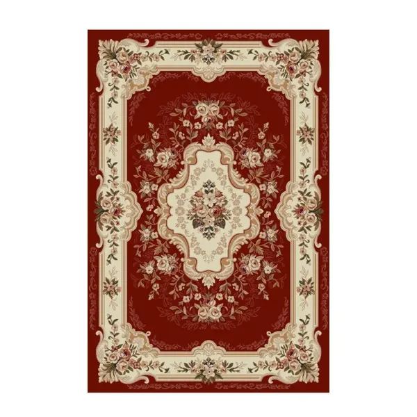 Covor Dreptunghiular, 60 x 110 cm, Grena, Model Floral Lotos
