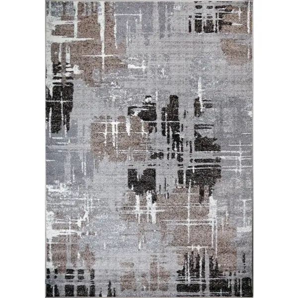 Covor Dreptunghiular, 60 x 110 cm, Gri / Maro, Mira 24037/123