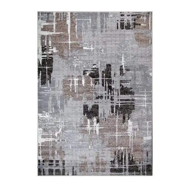 Covor Dreptunghiular, 80 x 150 cm, Gri / Maro, Mira 24037/123