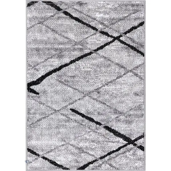Covor Dreptunghiular Gri, 120 x 170 cm, Model Cappuccino 16430-168