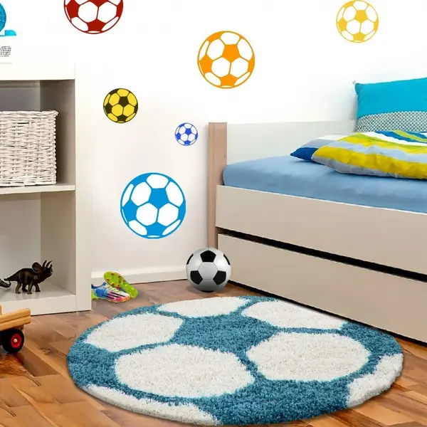 Covor Fun Turcoaz 120x120 cm