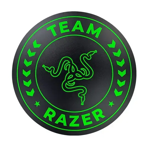 Covor Gaming Razer Team, 120 cm (Negru/Verde)