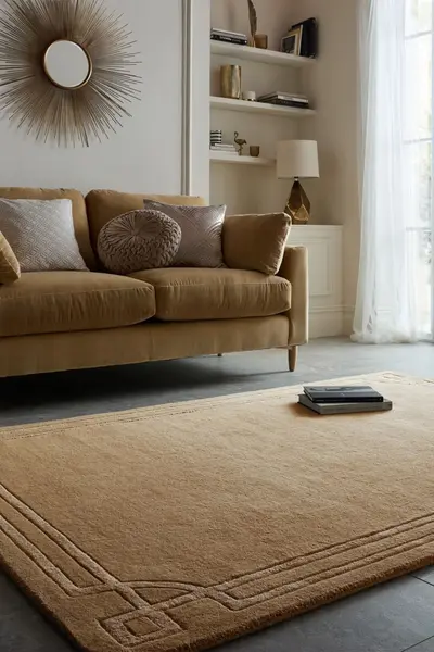 Covor Gatsby Wool Natural 200x290 cm, Flair Rugs