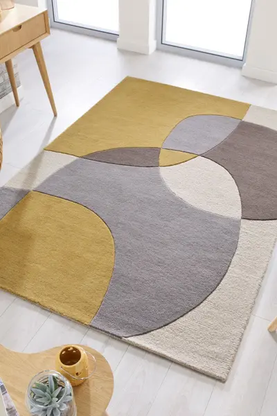 Covor Glow Ocru 120X170 cm, Flair Rugs