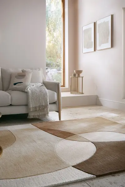 Covor Glow Wool Natural 120x170 cm, Flair Rugs