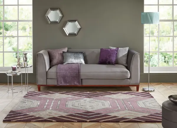 Covor Harlow Plum 120x170 cm, Flair Rugs