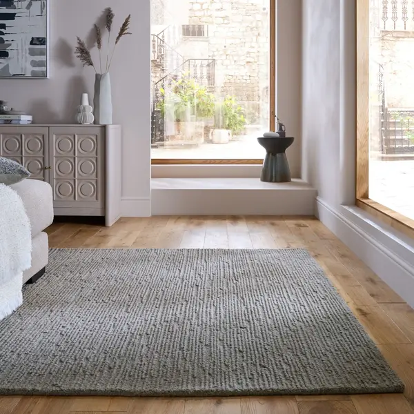 Covor Harris Boucle Wool Gri 120x170 cm, Flair Rugs
