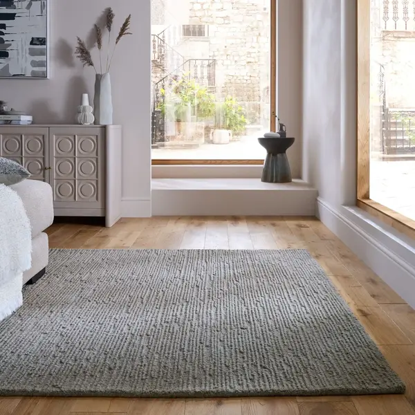 Covor Harris Boucle Wool Gri 200x290 cm, Flair Rugs