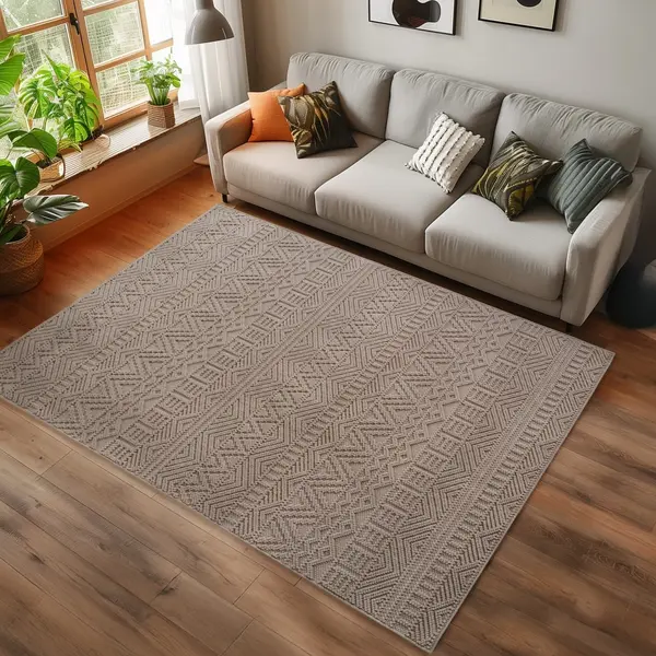 Covor Helix etno V3 Bej 200x290 cm