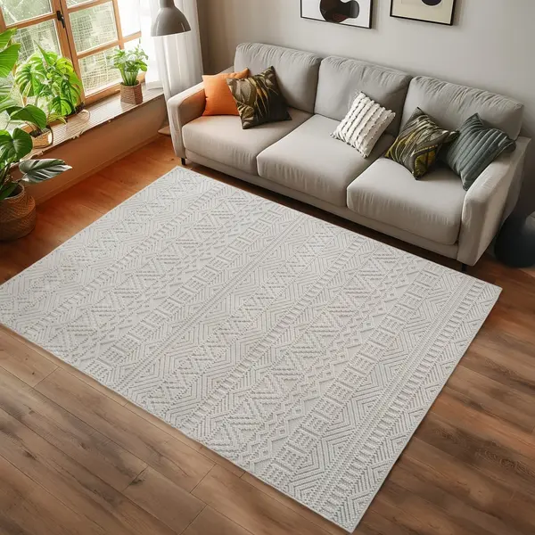 Covor Helix etno V3 Crem 120x170 cm