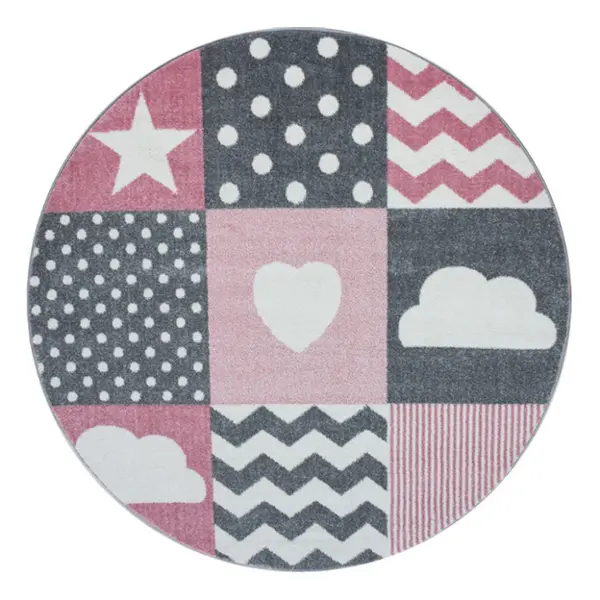 Covor Kids Roz V6 160x160 cm
