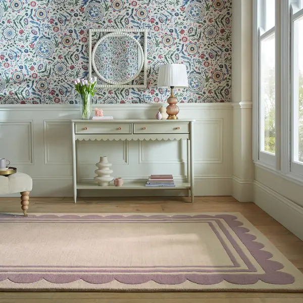 Covor Lois Scallop Verde 120X170 cm, Flair Rugs
