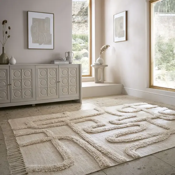 Covor Loma Wool Natural 160x230 cm, Flair Rugs