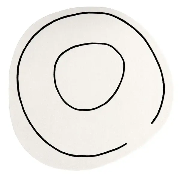 Covor LOOP IVORY ROUND - Ø250cm