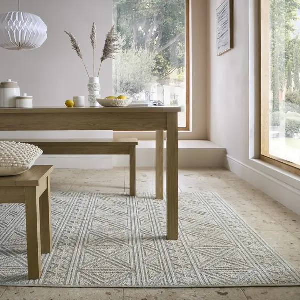 Covor Lucia Washable Gri 194x290 cm, Flair Rugs