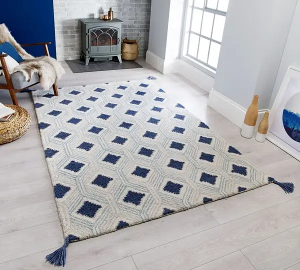 Covor Marco Albastru 120x170 cm, Flair Rugs