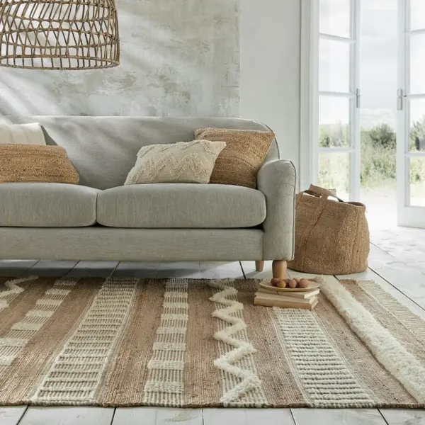 Covor Medina Jute Multicolor 120x170 cm, Flair Rugs