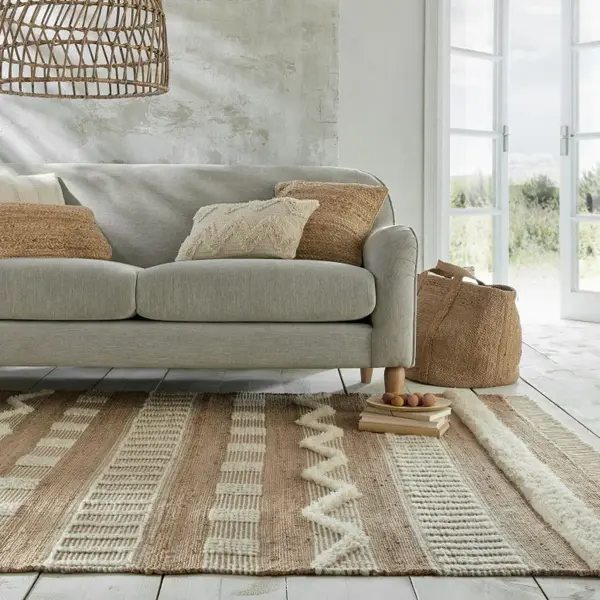 Covor Medina Jute Multicolor 120x170 cm, Flair Rugs