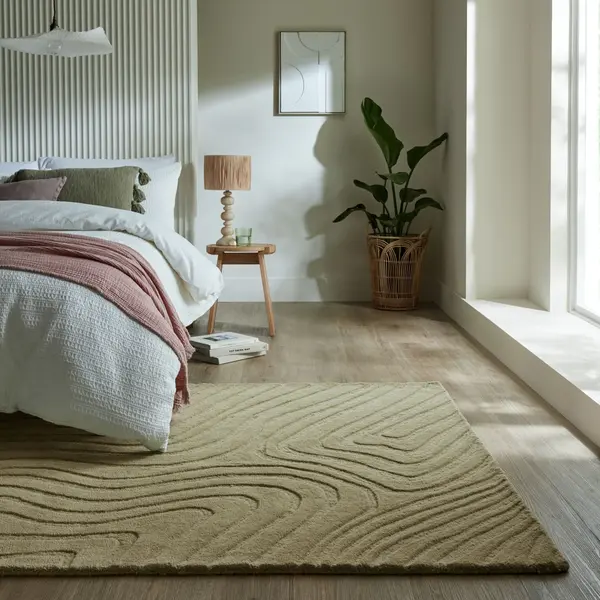 Covor Mesmerise Verde 200x290 cm, Flair Rugs