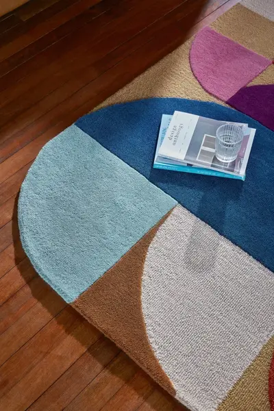 Covor Mia Arch Roz, Multicolor 200x290 cm, Flair Rugs