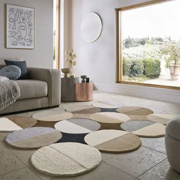 Covor Mia Ellipse Natural 120x170 cm, Flair Rugs