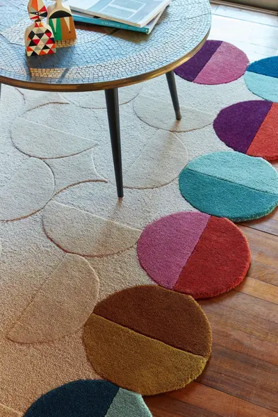 Covor Mia Textured Scallop Roz, Purple 200x290 cm, Flair Rugs