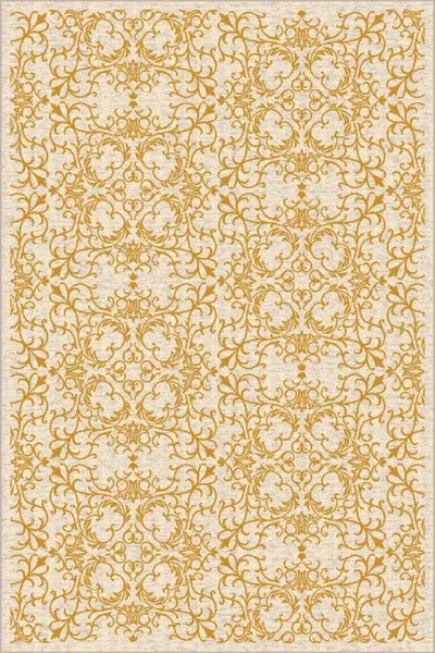 Covor Modern, Iris Element, Auriu, 80x150, 1800 gr/mp