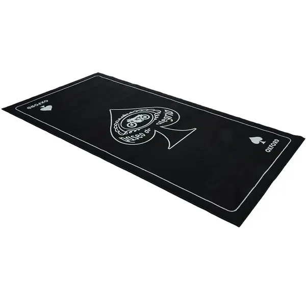 Covor Moto Oxford Workshop Mat Scrambler L 200 x 100cm Negru OX917