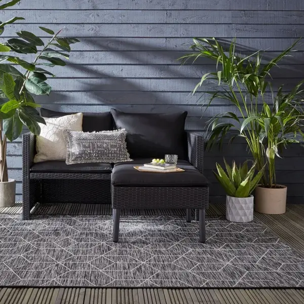 Covor Napoli Negru 120x170 cm, Flair Rugs