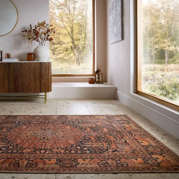 Covor Nico Global Rosu 190x290 cm, Flair Rugs