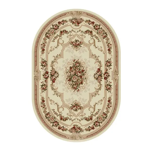 Covor Oval, 80 x 150 cm, Crem, Lotos 574/100