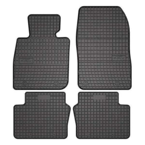 Covor podea FROGUM cauciuc, 4 buc. BASIC, fata spate, set, culoare neagra, potrivit MAZDA CX-3 05.15-, SUV