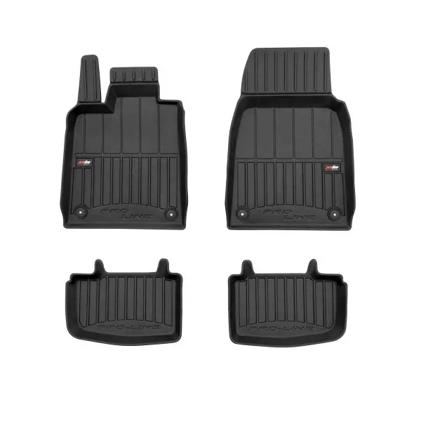 Covor podea FROGUM TPE, 4 buc. proLine 3D, fata spate, set, culoare neagra, potrivit AUDI E-TRON GT 11.20-, Saloon, version: Electric