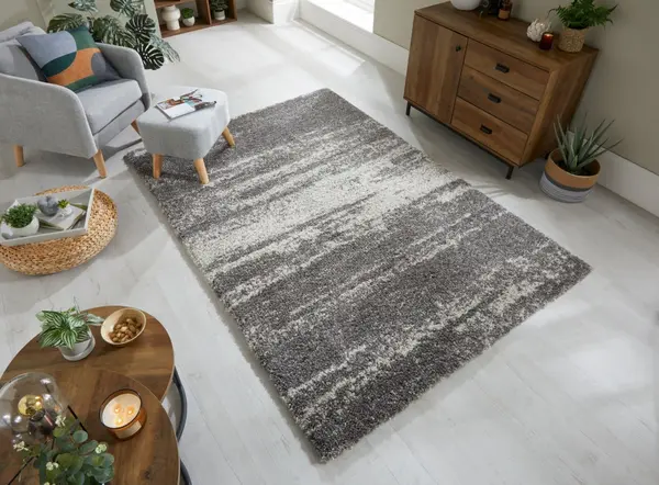 Covor Reza Ombre Gri 80x150 cm, Flair Rugs