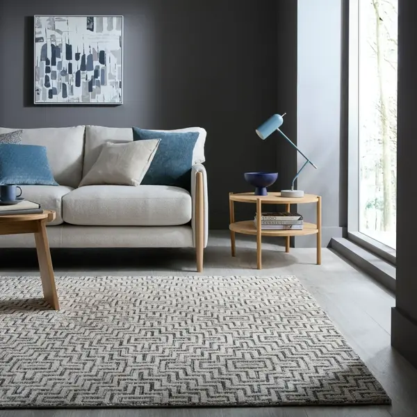 Covor Rhett Circular Knit Gri 160x230 cm, Flair Rugs