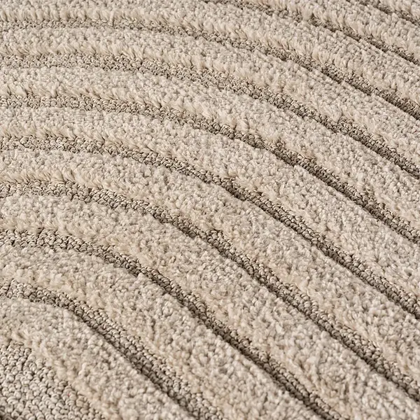 Covor rotund Art boho V2 Bej 80x80 cm