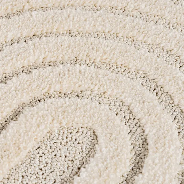 Covor rotund Art boho V2 Crem 200x200 cm