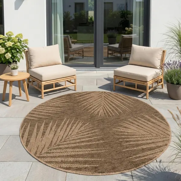 Covor rotund Timber V3 Maro 200x200 cm