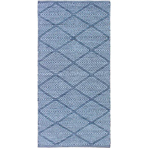 Covor Țesut Din Cârpe Diamant Denim