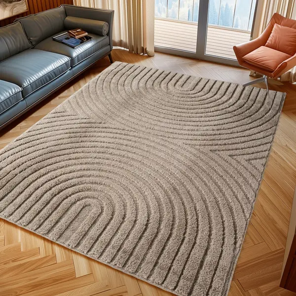 Covor traversa Art boho V2 Bej 80x250 cm