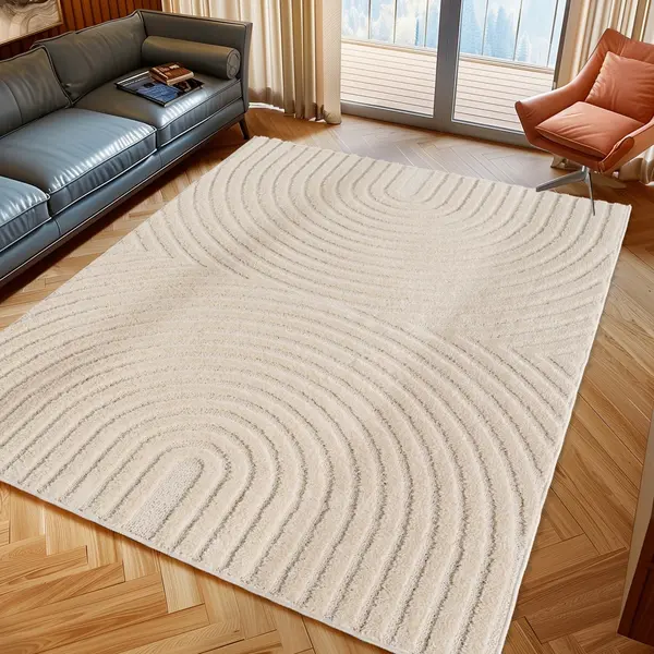 Covor traversa Art boho V2 Crem 80x150 cm