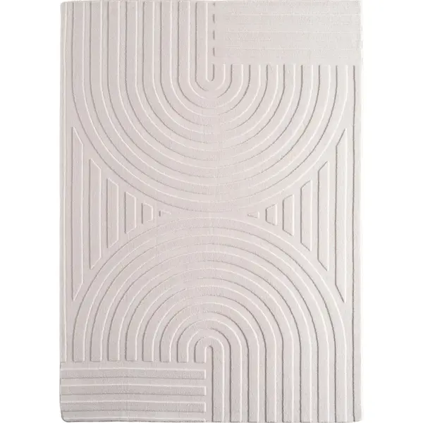 Covor traversa boho Pompei V1 Crem 80x250 cm