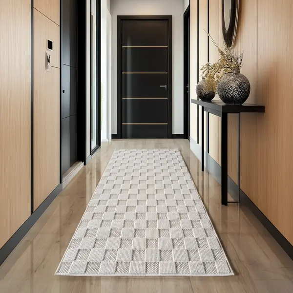 Covor traversa Helix V4 Crem 80x250 cm
