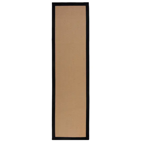 Covor traversă Kira Jute Negru 60X800 cm, Flair Rugs
