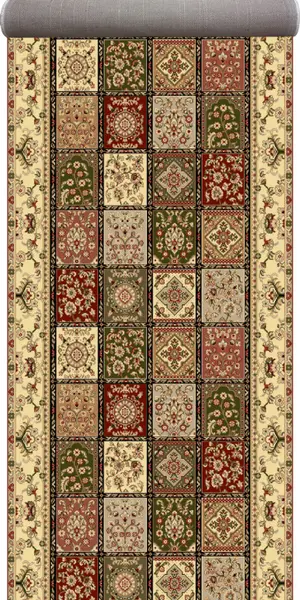 Covor Traversa Lotos Timbre, Bej 120x1000 cm, 1800 gr/mp