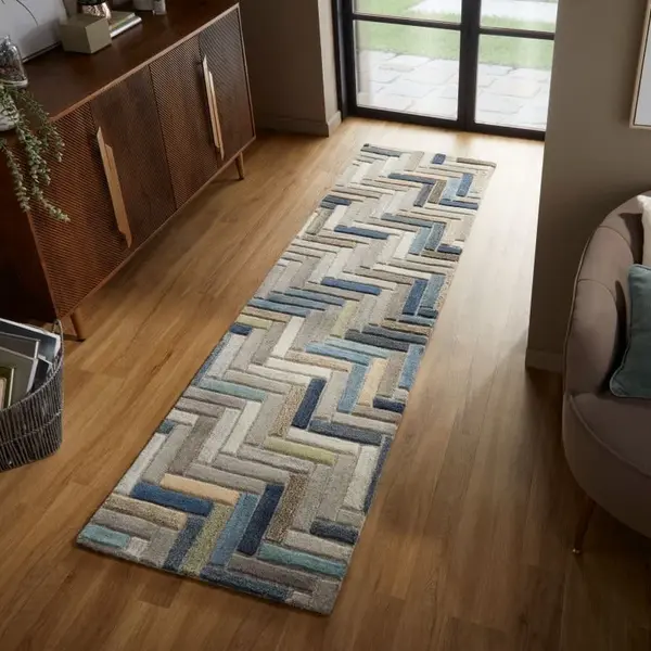 Covor traversă Russo Natural/Multicolor 60X230 cm, Flair Rugs