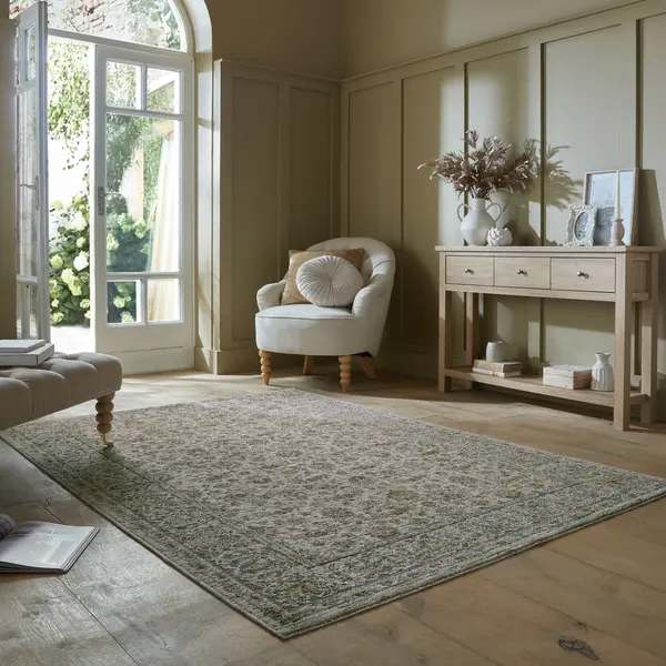 Covor Zetta Vintage Style Verde 120x160 cm, Flair Rugs