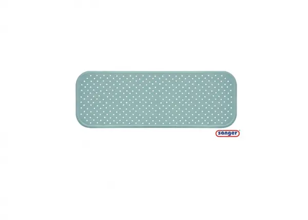 Covoras antiderapant cada cu ventuze pentru fixare 96x34 cm bleu
