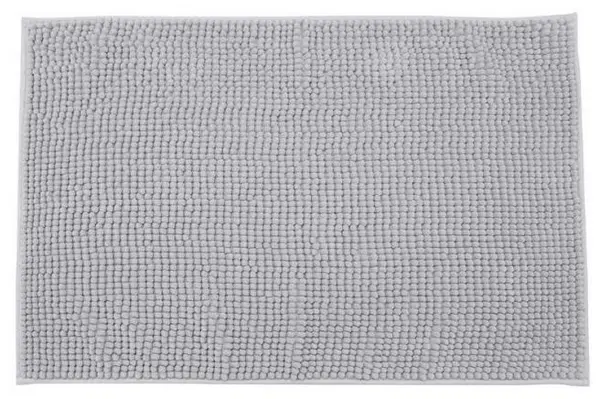 Covoraș de baie Estia - Beads, 80 x 50 cm, gri deschis