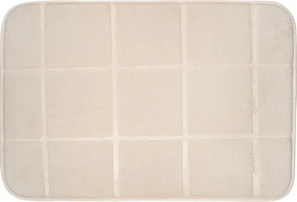Covoraș de baie Estia - Tiles, 40 x 60 cm, taupe
